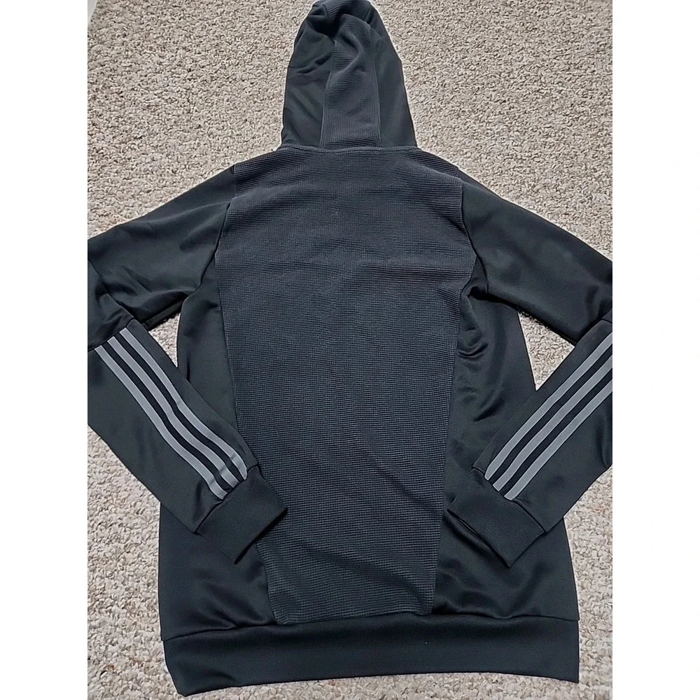 Adidas Mens 1/4 Zip Pull Over Germany Deutscher Fussball-Bund S Soccer Hoodie